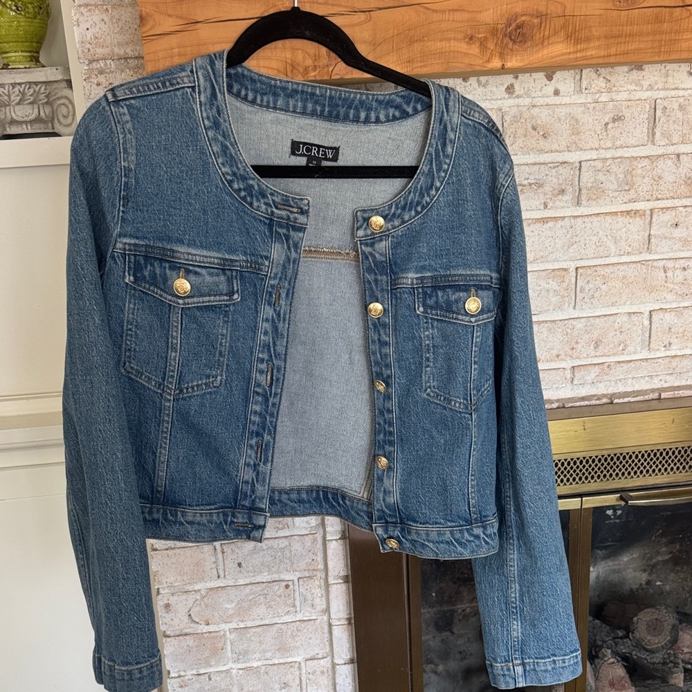 J. Crew Women's Classic Blue Jean Jacket